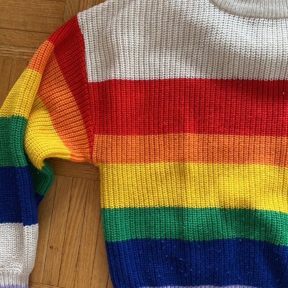 Rainbow Monki Cardigan Sweater - Picture 2 of 4